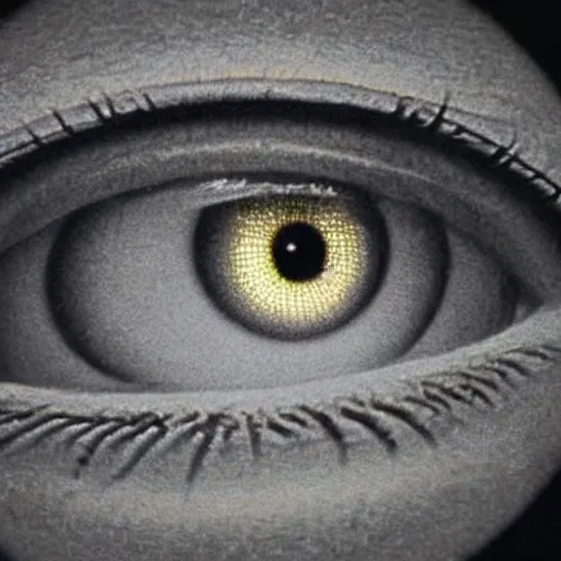 Image similar to photo of a detailed intricate floating eye hologram