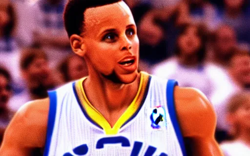 Prompt: a still of steph curry in space jam 2 (2021)