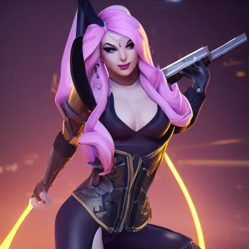 Image similar to still of pretty Ashe (League of Legends) in KDA More music video. 3d render, octane render, game art, realistic, highly detailed, trending on artstation, 4k, trending on artstation, pixar, cgsociety, unreal engine 5, redshift render, trending on artstation, blender, behance, cg