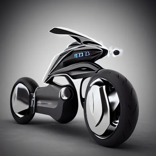 Image similar to futuristic motorbike