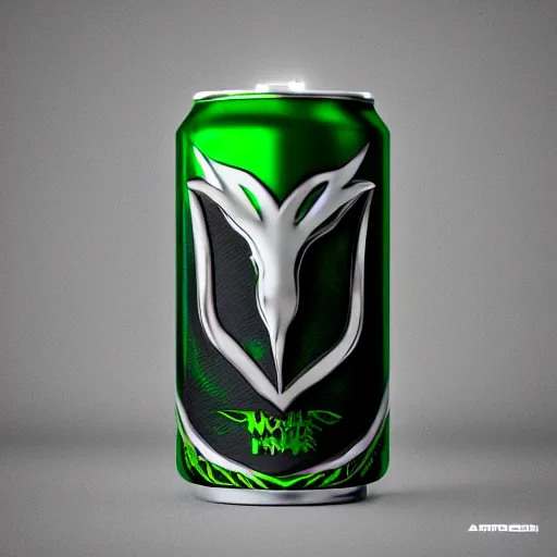 Image similar to new design aluminum can monster energy, elegant, ornate, octane render, style by Artgem, cinematic light, harmony, ultra quality