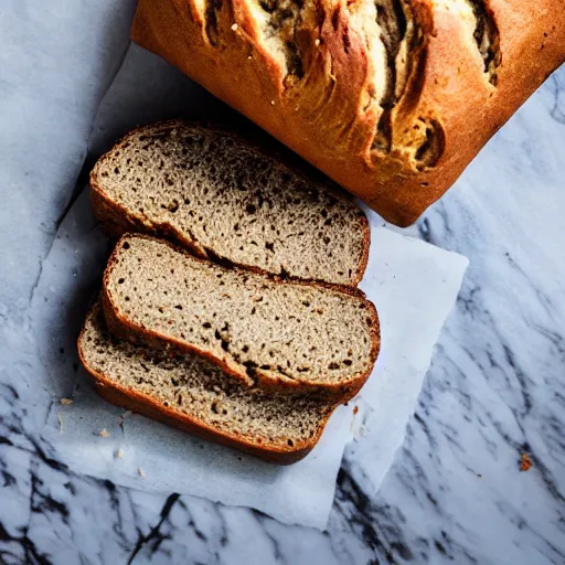 Image similar to most delicious protein bread, food photography