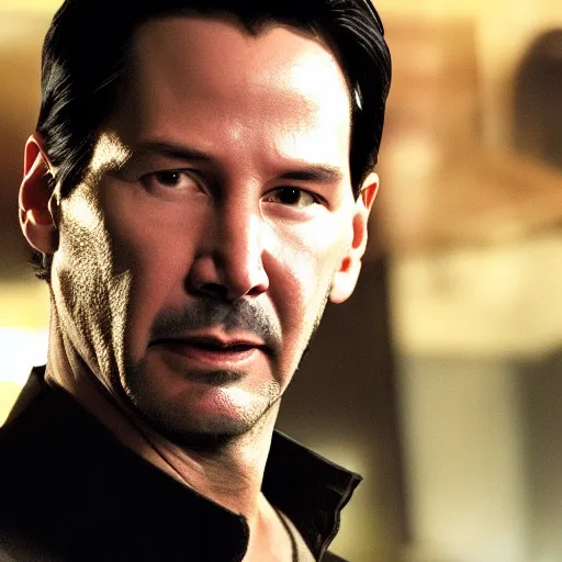 Prompt: Keanu reeves as The punisher 4K detail