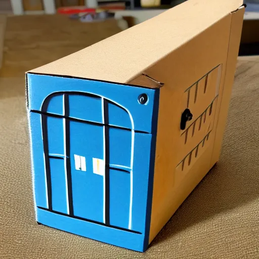 Prompt: box is bigger on the inside