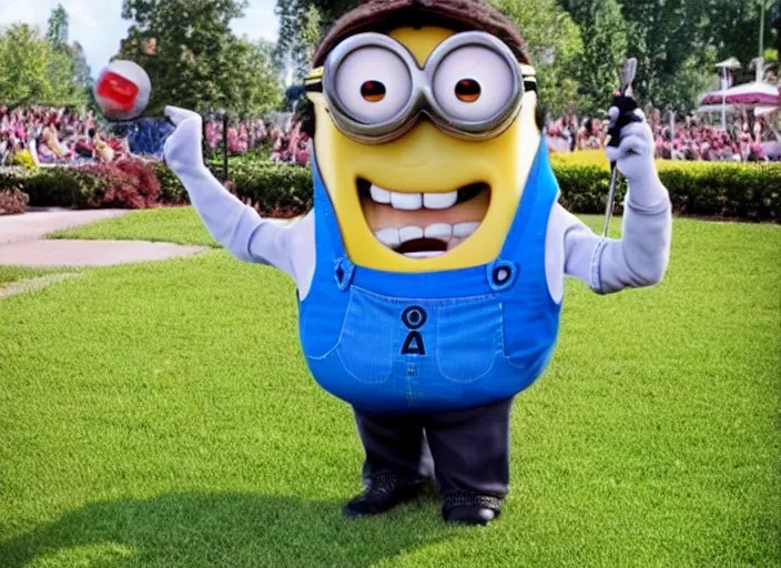 Prompt: Happy Gilmore as a minion