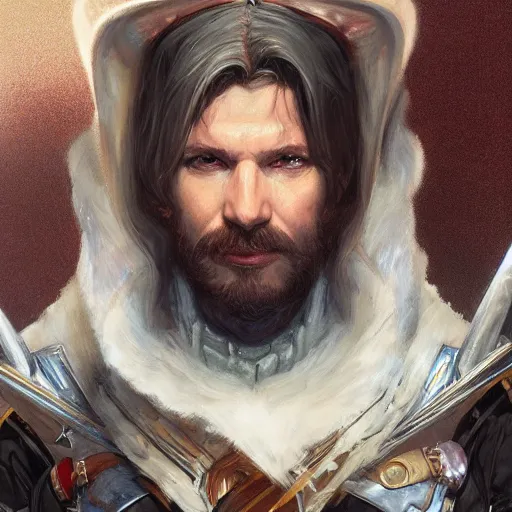 Image similar to Destiny, Steven Bonnell II as a fantasy D&D character, portrait art by Donato Giancola and Bayard Wu, digital art, trending on artstation, 4k