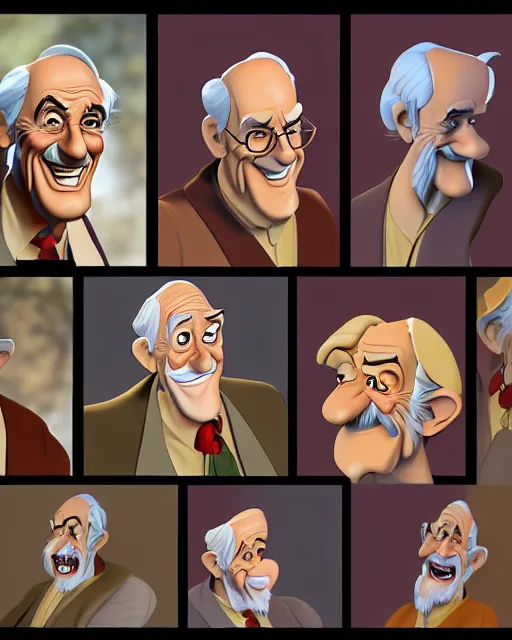 Image similar to friendly old man character portrait, by don bluth, highly detailed, dynamic shadows, 4 k, wallpaper - 1 0 2 4