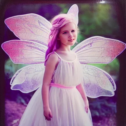 Prompt: Polaroid photograph of a beautiful fairy princess, blurry, XF IQ4, 150MP, 50mm, F1.4, ISO 200, 1/160s, Adobe Lightroom, photolab, Affinity Photo, PhotoDirector 365,