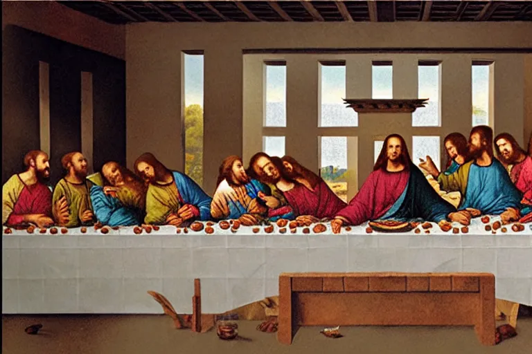 tasteless magazine ad of the last supper in a taco bell | Stable ...