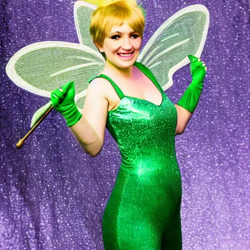 Image similar to christina hendrick as tinkerbell,