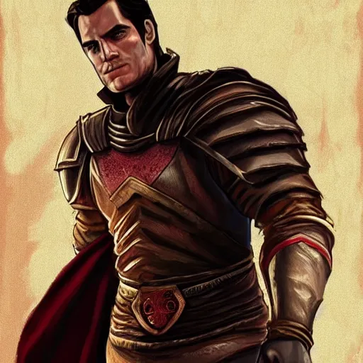 Prompt: henry cavill as a d & d fantasy cultist, digital art, trending on, artstation