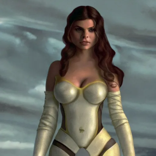 Image similar to obese pear - shaped victoria justice as princess padme in star wars : revenge of the sith, 8 k resolution, cinematic lighting, anatomically correct