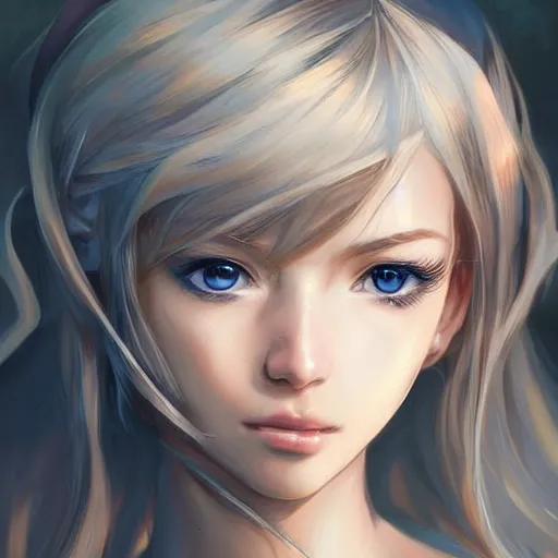 Prompt: portrait anime elven warrior girl, cute - fine - face, pretty face, realistic shaded perfect face, fine details. anime. realistic shaded lighting by ilya kuvshinov giuseppe dangelico pino and michael garmash and rob rey, iamag premiere, aaaa achievement collection, elegant, fabulous, eyes open in wonder.