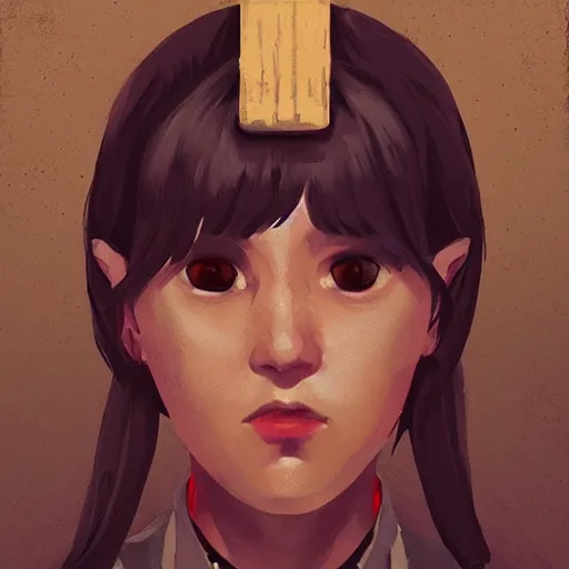 Prompt: Portrait Fanart of of Sukeban Deka (1986), artwork by Sergey Kolesov, arstation,