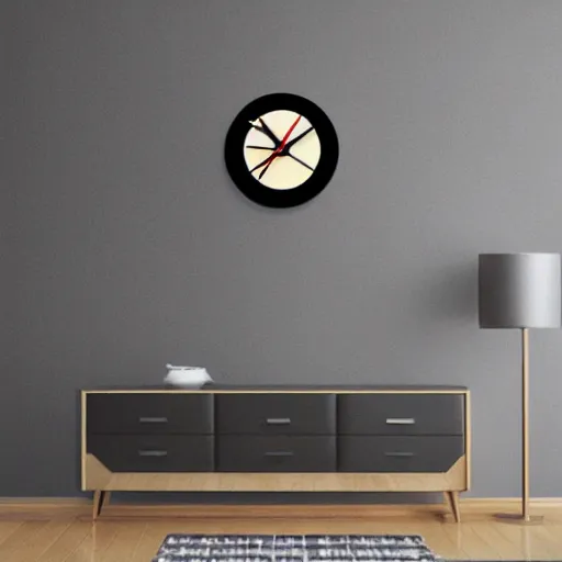 Image similar to art deco design for a wall clock