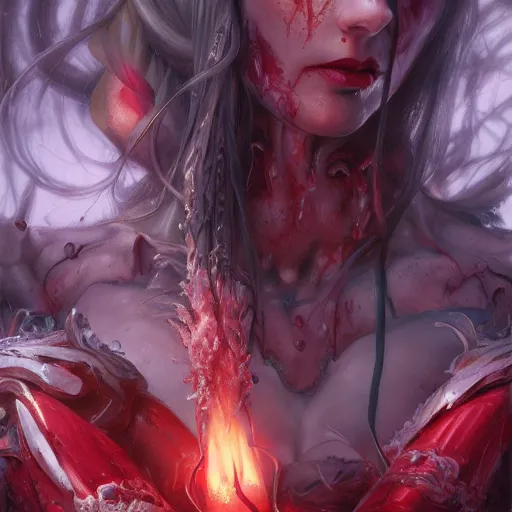 Prompt: Shalltear Bloodfallen, detailed, centered, digital painting, artstation, concept art, donato giancola, Joseph Christian Leyendecker, WLOP, Boris Vallejo, Breathtaking, 8k resolution, extremely detailed, beautiful, establishing shot, artistic, hyperrealistic, beautiful face, octane render, cinematic lighting, dramatic lighting, masterpiece