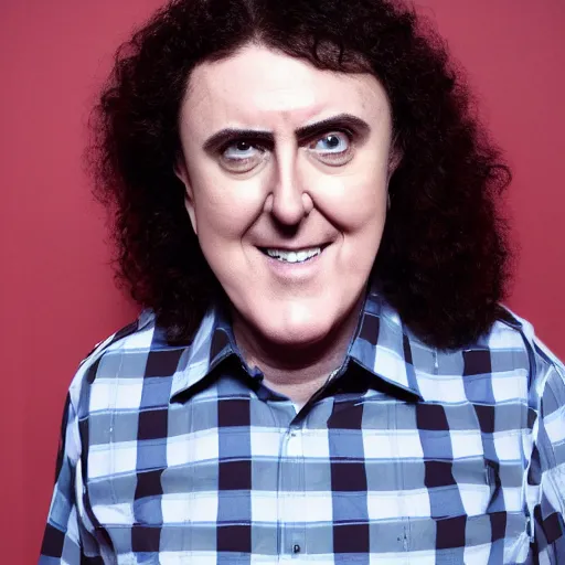 Prompt: al yankovic wired up