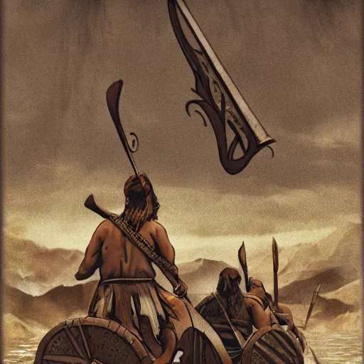 Image similar to a viking propaganda poster, high definition, 1080p