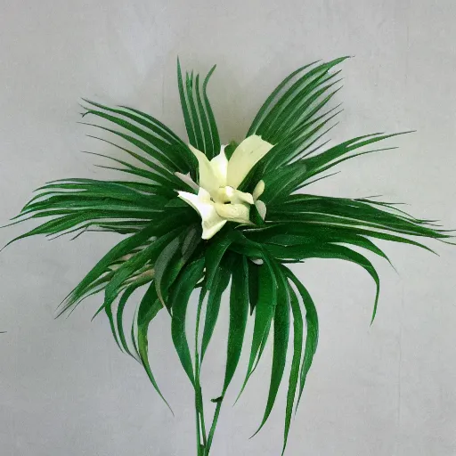 Prompt: palmette flower design