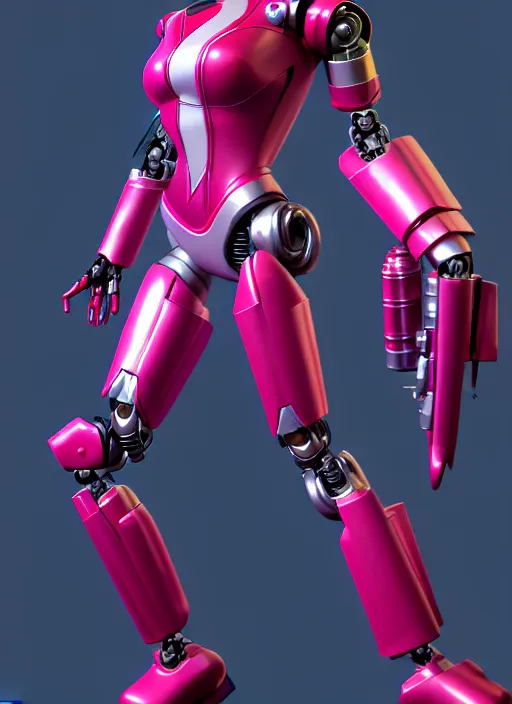 Image similar to Helen Parr as the transformer arcee, android heroine, robot girl, 3d model, curvy, octane render, many intricate details, artstation trending, conceptart.com, official media