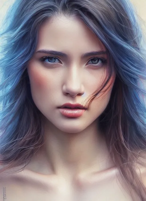 Prompt: photo of a gorgeous young woman in the style of stefan kostic, realistic, 1 / 2 body shot, sharp focus, 8 k high definition, insanely detailed, intricate, elegant, art by stanley lau and artgerm