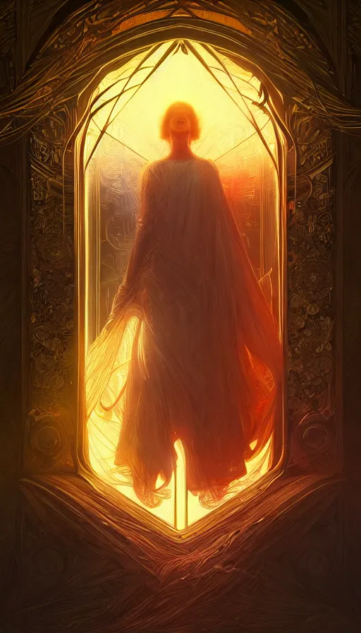 Prompt: door, supernova, lord of the rings ,neon, fibonacci, sweaty, insane, intricate, highly detailed, digital painting, artstation, concept art, smooth, sharp focus, illustration, Unreal Engine 5, 8K, art by artgerm and greg rutkowski and alphonse mucha