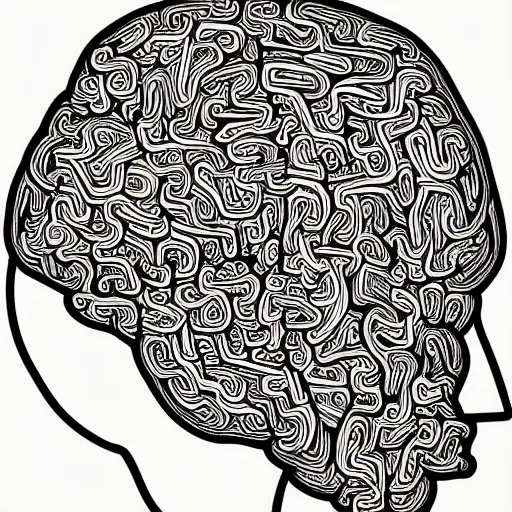 Prompt: doodle in the margins, human brain diagram, detailed, 4 k, intricate, illustration, line art
