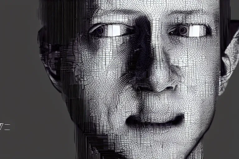 Prompt: creepy mark zuckerberg portrait stuck in the matrix, glitchy, buggy, playstation 1 graphics, low poly 3 d render, creepypasta, volumetric lighting, octane render, scary, award - winning, detailed, weird, close - up, featured on artstation, strange, off - putting, demonic, odd, atmospheric, ambient, spooky