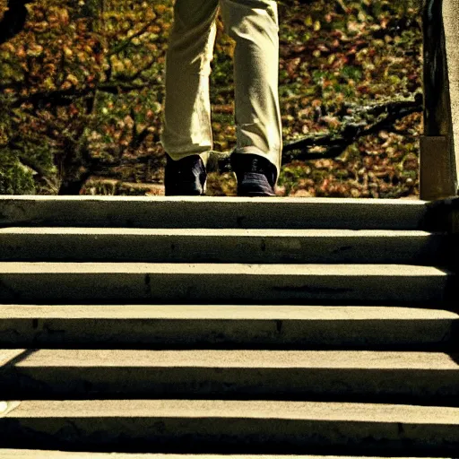 Prompt: he scrambled up the steps as he gave them a glance toward the sky