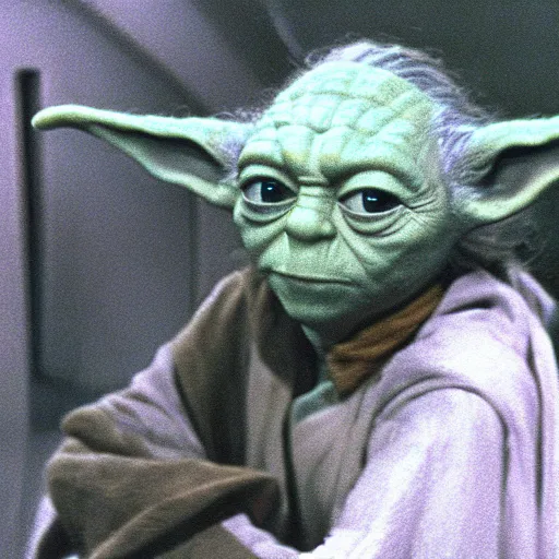 Prompt: a film still of yoda in star trek 1 9 6 6 realistic, detailed