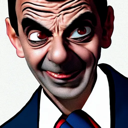 Image similar to mr bean as a batman