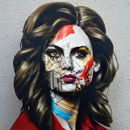 Image similar to a beautiful portrait sculpture designed by Sandra Chevrier