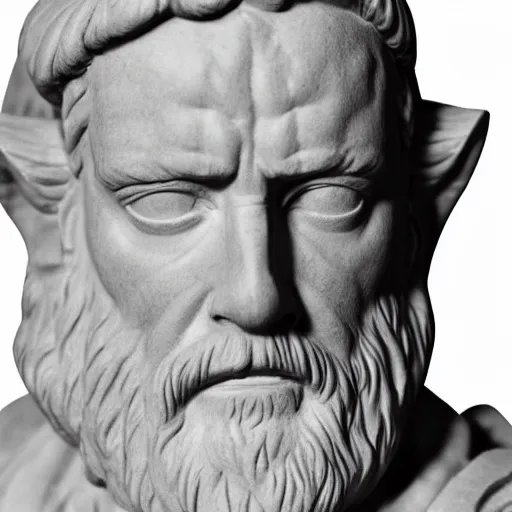 Image similar to marble bust of obi wan kenobi, high detail, high definition, photorealistic, 8k