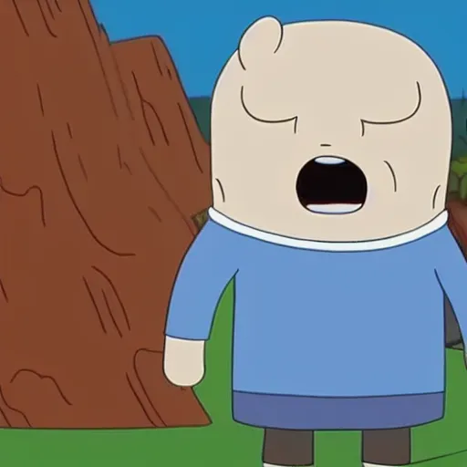 Image similar to Screenshot of Joe Biden in adventure time