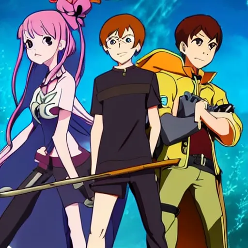 Prompt: Scooby-Doo in Sword Art Online Movie Adaptation