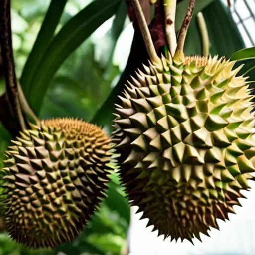 Image similar to a durian dreaming of becoming the fruit of the year