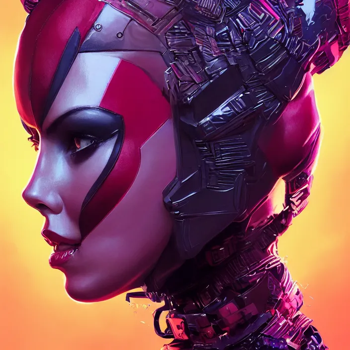 Image similar to charlize theron as lady deadpool. intricate abstract. intricate artwork. by tooth wu, wlop, beeple, dan mumford. octane render, trending on artstation, greg rutkowski very coherent symmetrical artwork. cinematic, hyper realism, high detail, octane render, 8 k, iridescent accents