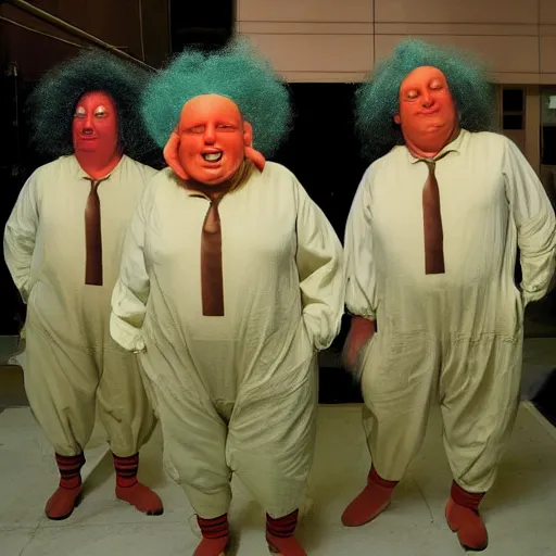 Image similar to Oompa Loompas after undergoing untested Russian experiments, leaked photos, liveleak