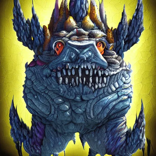 Image similar to unusual lavkraft monster, highly detailed, digital painting