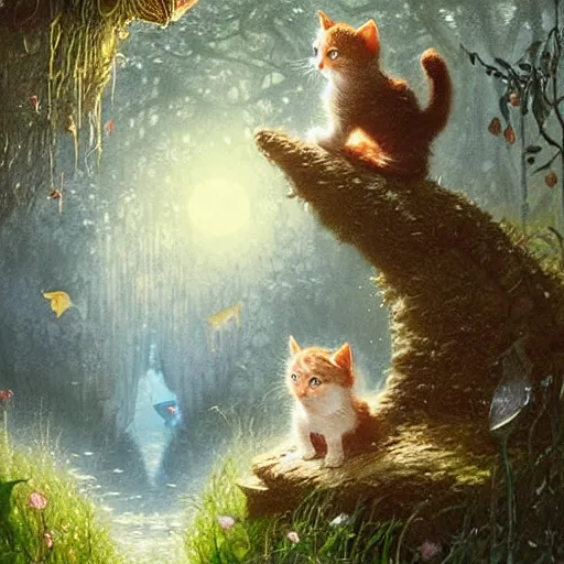 Cat Lu: The tale in the enchanted forest