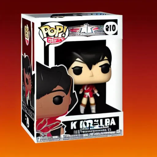 Image similar to a funko pop with box of tifa lockhart, 8 k