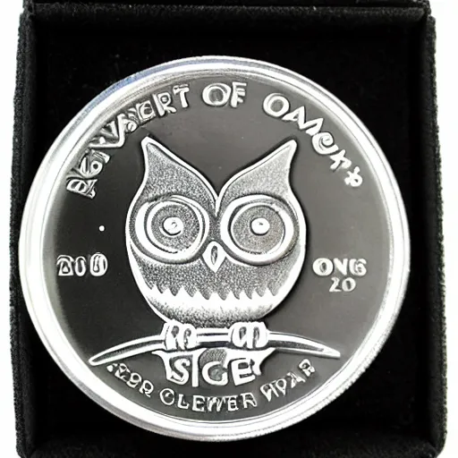 Image similar to owl silver coin