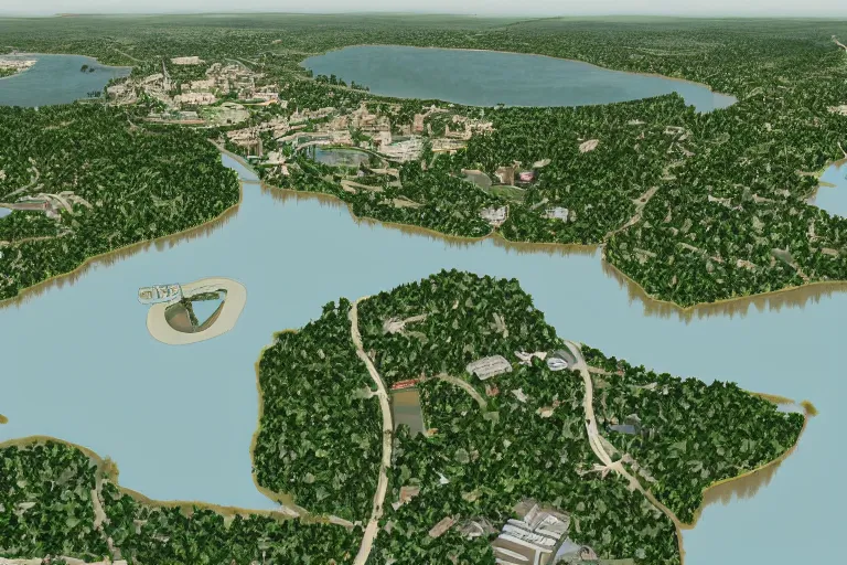 Prompt: the future capital city of liberland