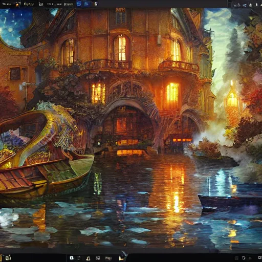 Image similar to cryengine render by android jones, james christensen, rob gonsalves, leonid afremov and tim white