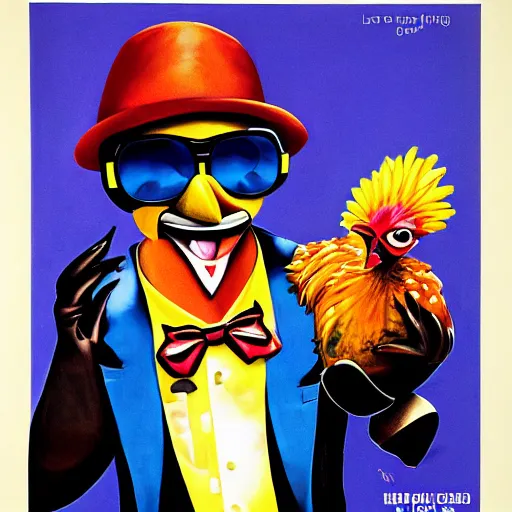 here comes the funky chicken! movie poster, 1 9 7 8