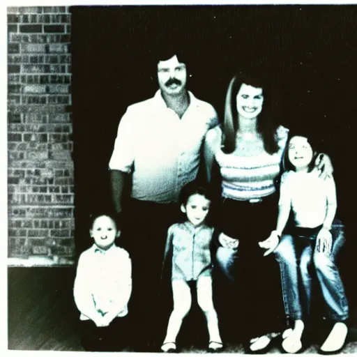 Image similar to family photo, 1 9 8 4