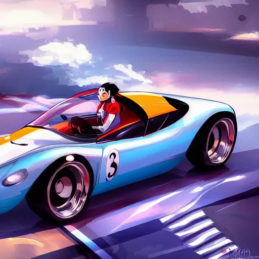 Speed Racer's Mach 5 Sketches (manga hybrid ver) by Lalam24 on DeviantArt