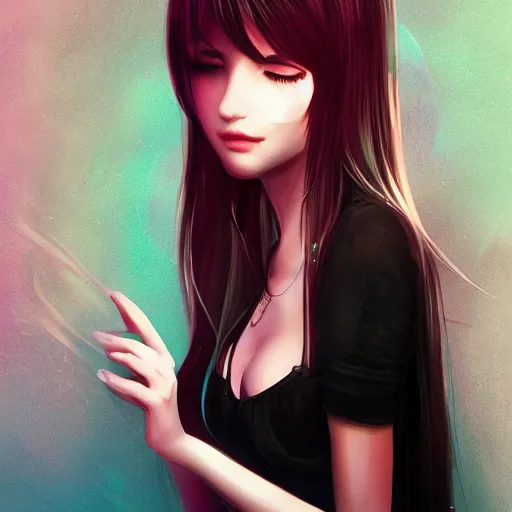 Image similar to photo of young woman by ross tran