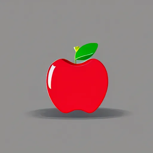 Prompt: Red apple with human crossed legs, cartoon y