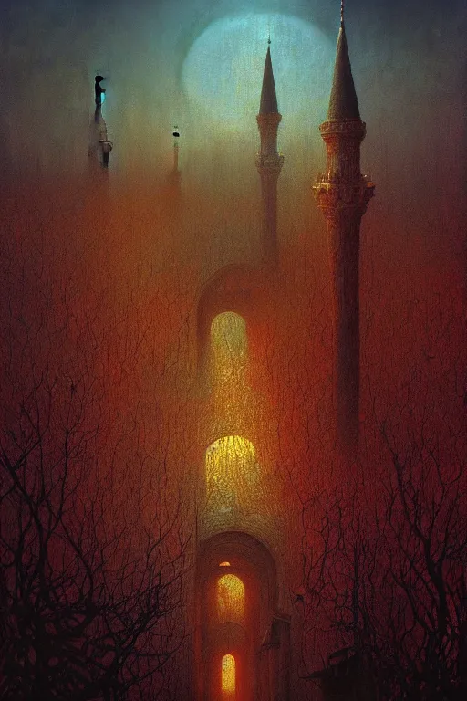 Prompt: a cinematic scene from the istanbul, concept art by jbeksinski and jean delville, dramatic lighting, ultra hd, hdr, 8 k